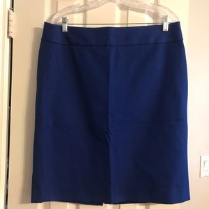 NWOT Banana Republic Royal Blue Pencil Skirt